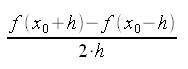 derivata centrale